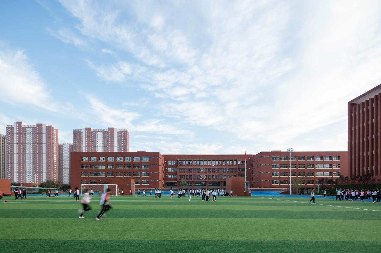 BIM建筑|“合”与“和” 厅、堂与庭：西安市航天城第一中学建筑设计 / 西安建筑科技大学建筑设计研究院