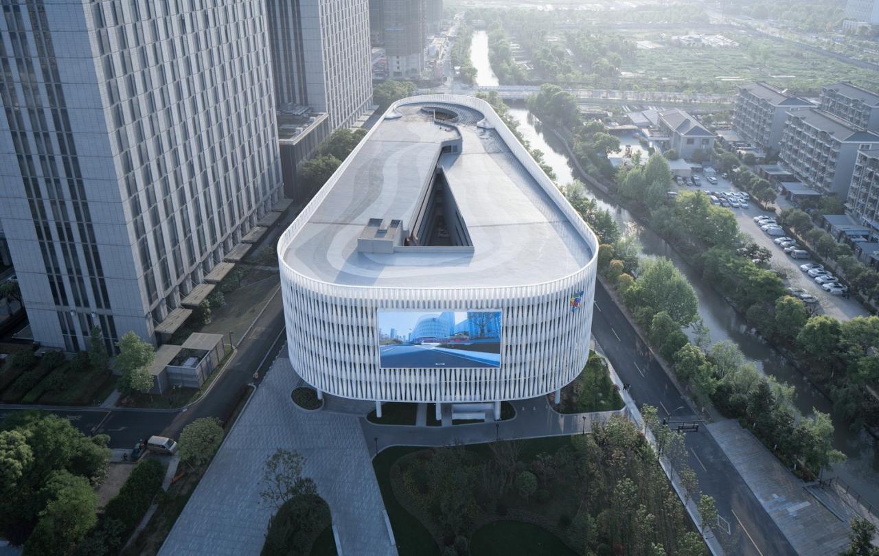 BIM建筑|来自停车楼的逆袭：杭州钱投海达停车楼 / 浙江大学建筑设计研究院有限公司