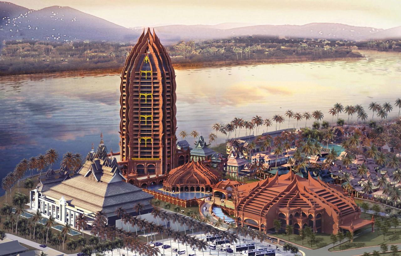 BIM建筑|雨林里的“繁花”：西双版纳景兰国际会议度假酒店 / 纲亚建筑+本土实践(广州）