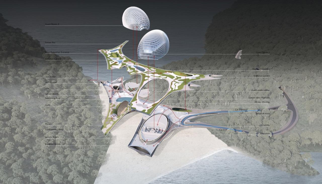 BIM建筑|海蛞蝓酒店 / SpActrum