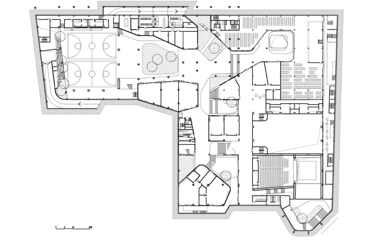 BIM建筑|深圳市宝安区上星学校 / 第伍建筑