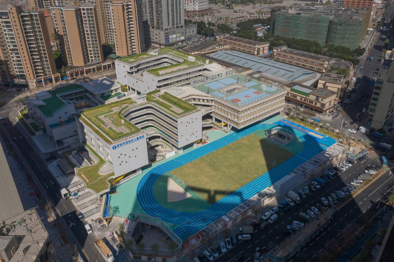 BIM建筑|深圳市宝安区上星学校 / 第伍建筑