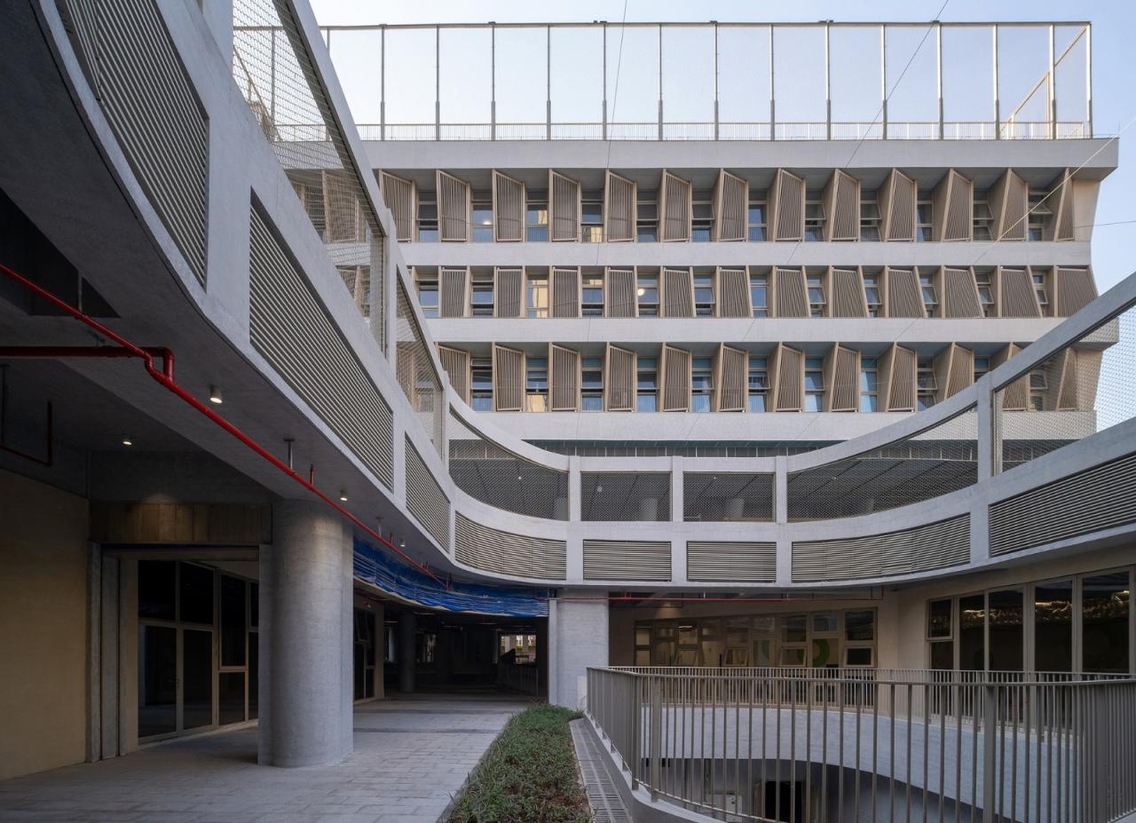 BIM建筑|深圳市宝安区上星学校 / 第伍建筑