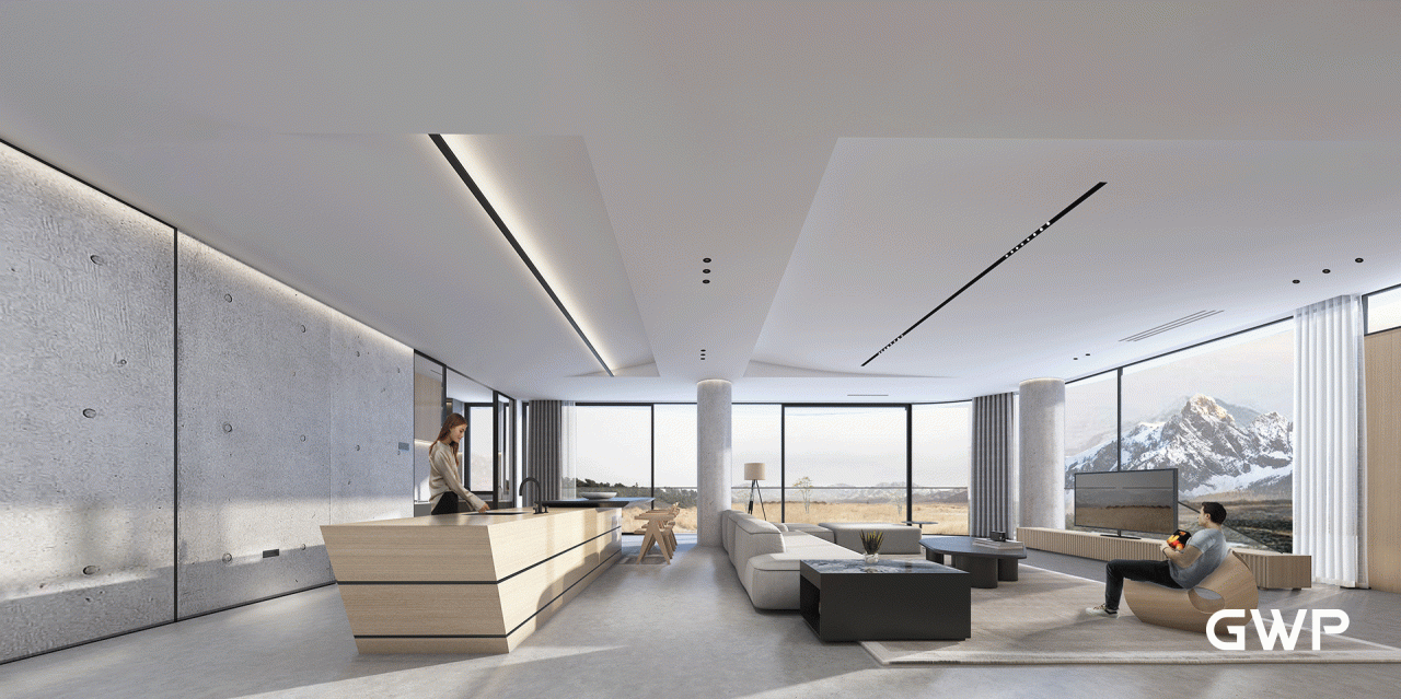 BIM建筑|云之屋·日本北海道温泉度假酒店 / GWP