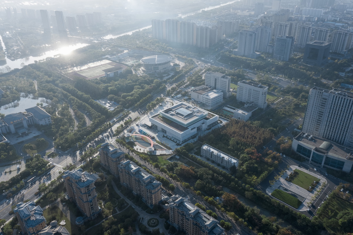 BIM建筑|东台图书馆综合体改造 / ORIA 和睿建筑