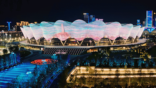 最美全运会完美收官！奥体中轴之门继续绽放新的生命力！