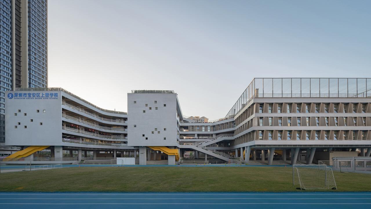 BIM建筑|深圳市宝安区上星学校 / 第伍建筑