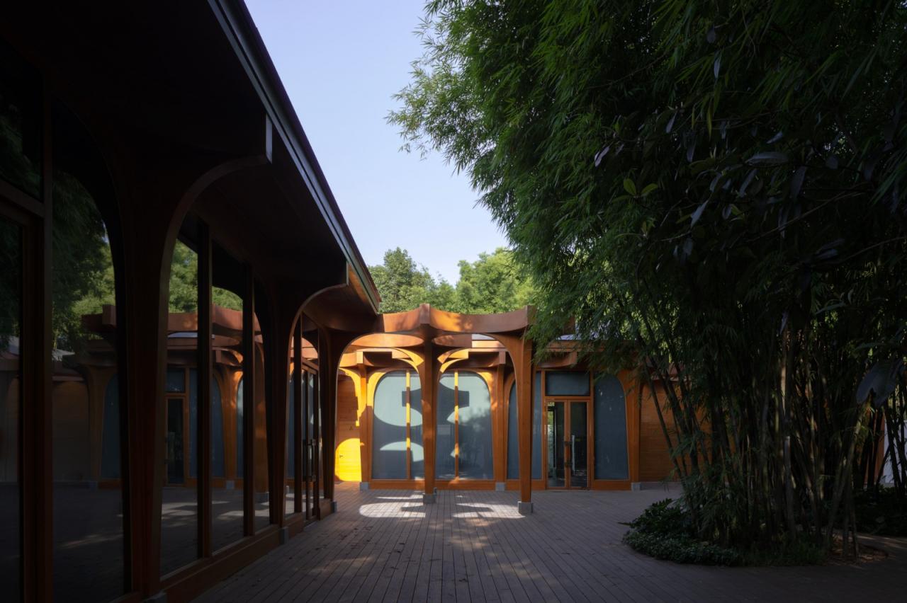 BIM建筑|中意文化艺术交流中心之中华馆 / aoe事建组