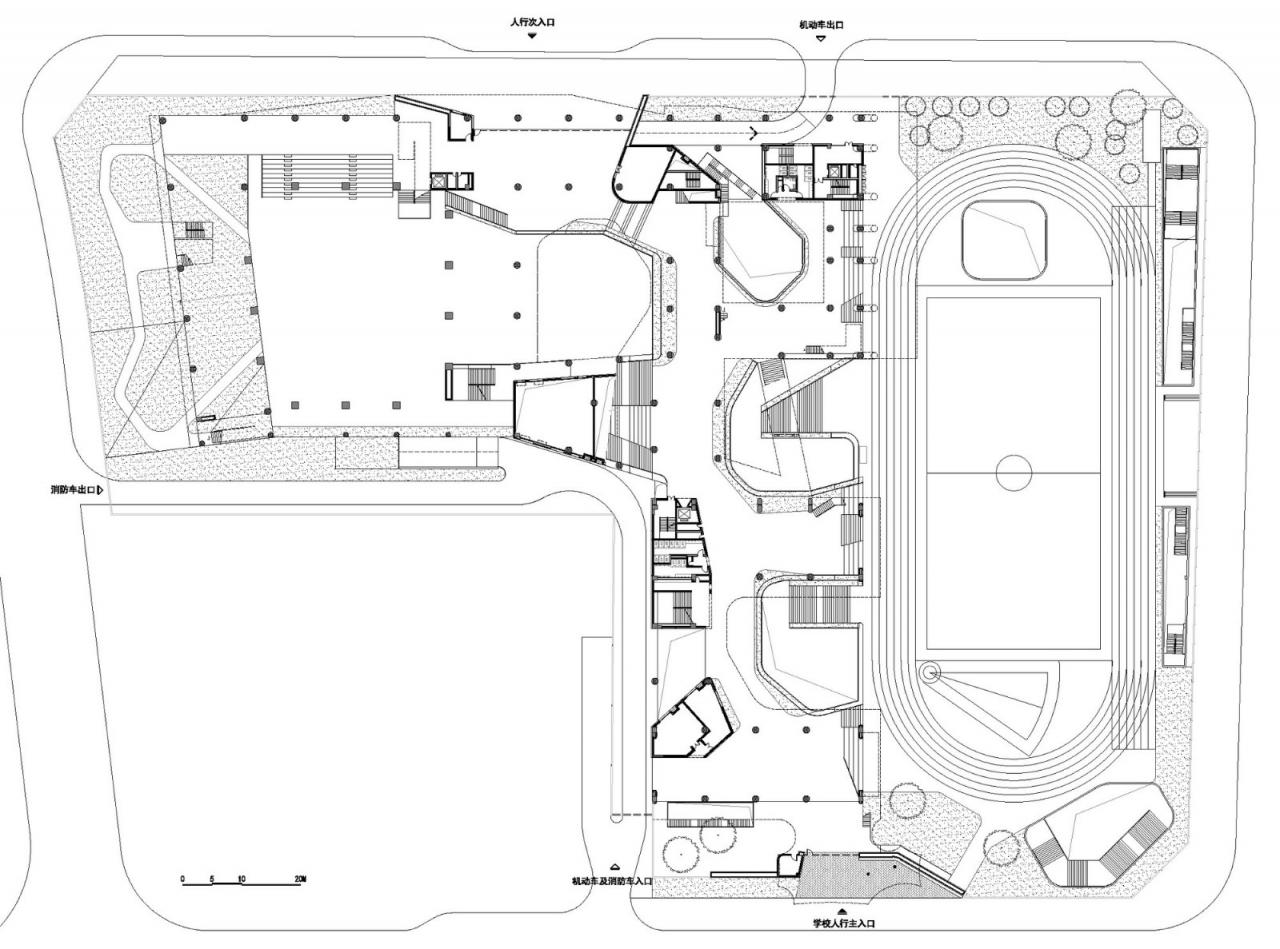 BIM建筑|深圳市宝安区上星学校 / 第伍建筑
