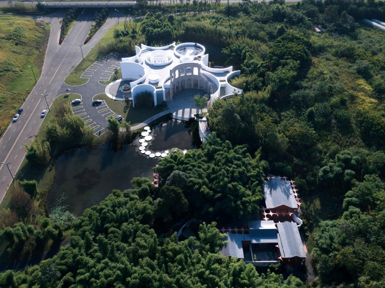 BIM建筑|中意文化艺术交流中心之中华馆 / aoe事建组