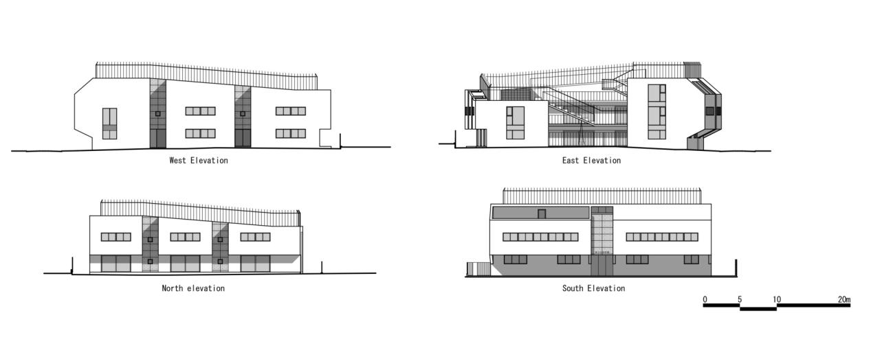 BIM建筑|大C布局，东立石托儿所 / 相坂研介事务所