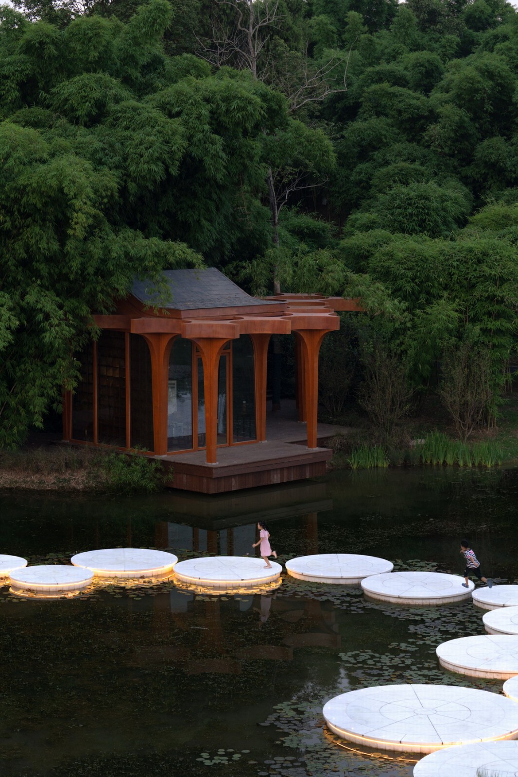 BIM建筑|中意文化艺术交流中心之中华馆 / aoe事建组