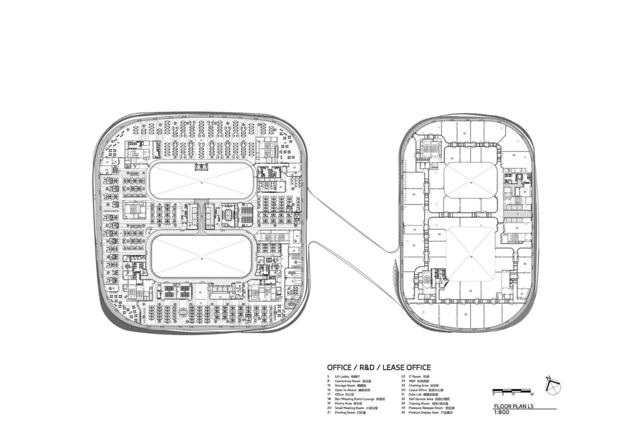 BIM建筑|无限极总部 / 扎哈哈迪德事务所