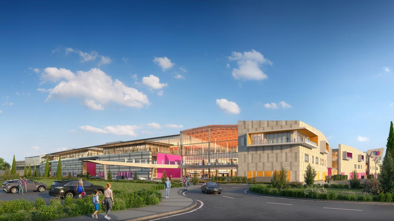 BIM建筑|普里什蒂纳购物中心/ Laguarda.Low Architects (LLA)