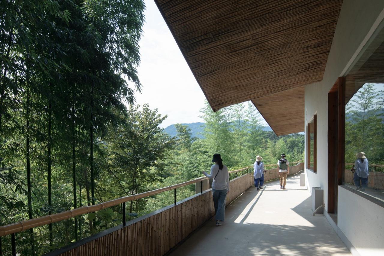 BIM建筑|在半山崖的废弃鸡棚，用峰峦“盖”一座共享工厂 / 时地建筑