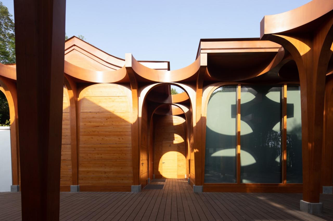 BIM建筑|中意文化艺术交流中心之中华馆 / aoe事建组