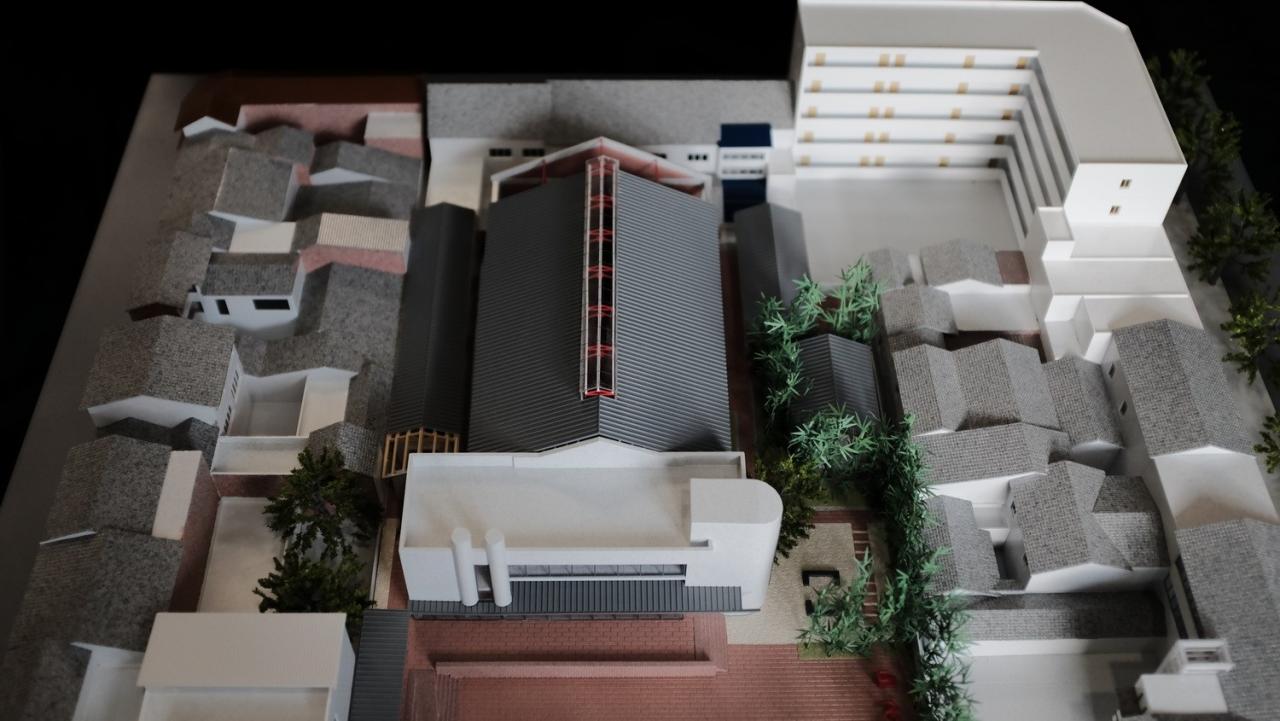 BIM建筑|扎根！生长！——邛崃市平乐古镇剧场改造 / 厚石设计