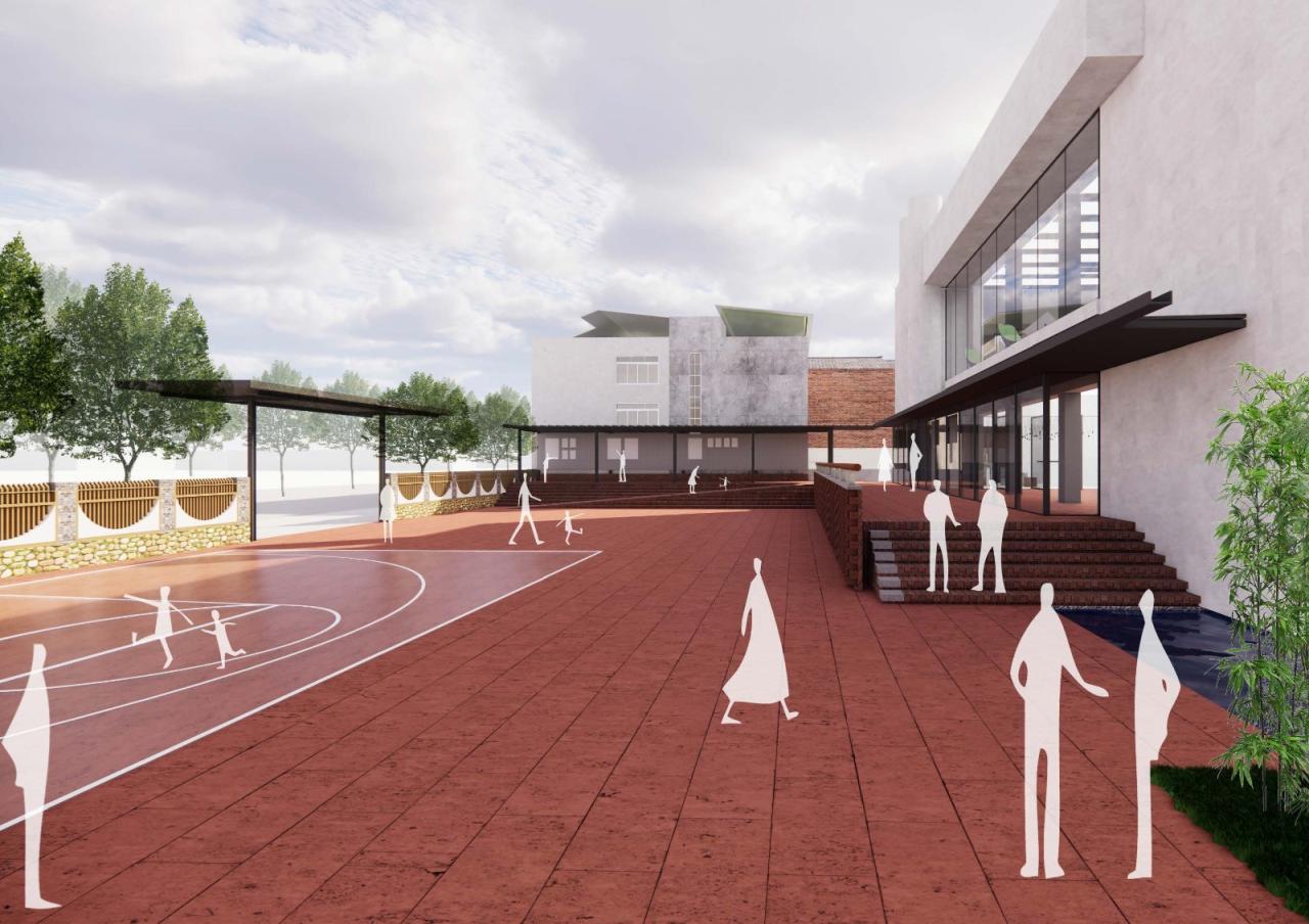 BIM建筑|扎根！生长！——邛崃市平乐古镇剧场改造 / 厚石设计