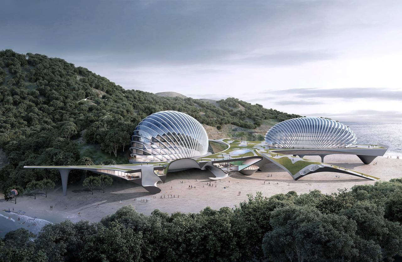 BIM建筑|海蛞蝓酒店 / SpActrum