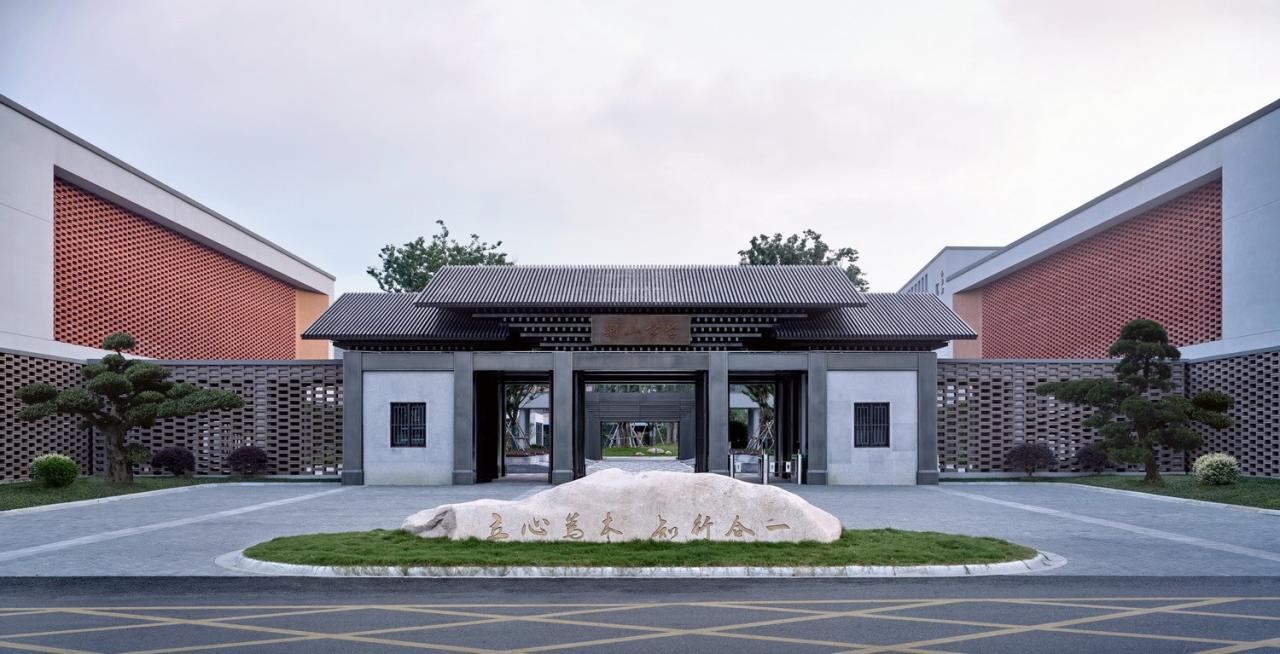 BIM建筑|树下问道，山间筑园 ——乐清市荆山公学 / 浙江大学建筑设计研究院有限公司