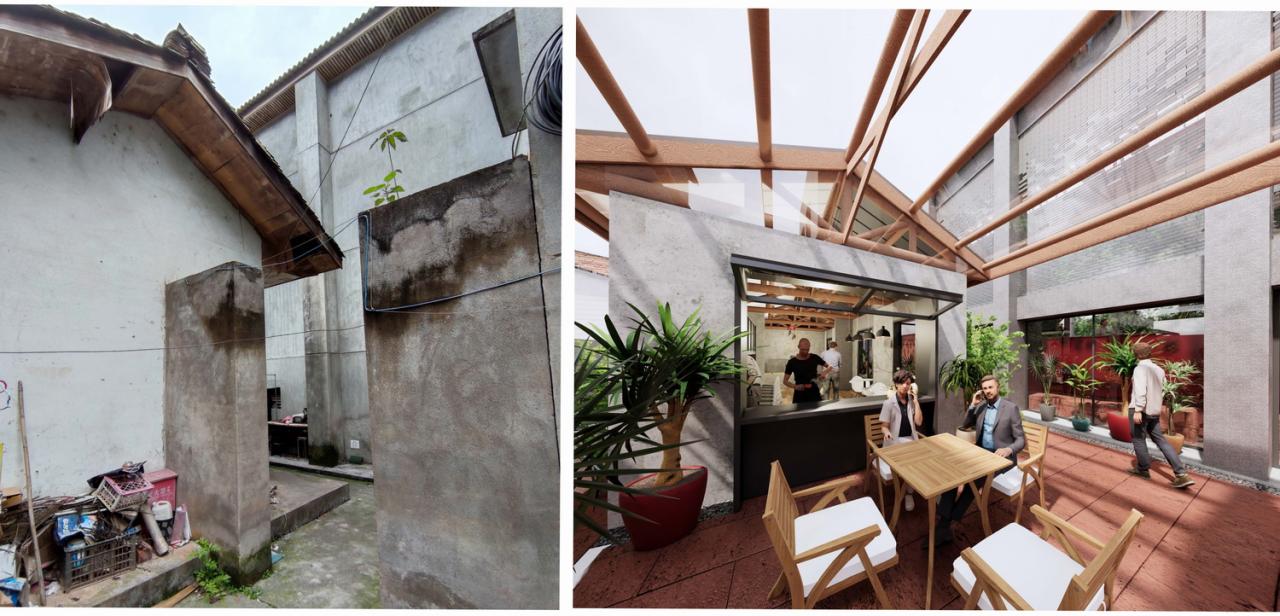 BIM建筑|扎根！生长！——邛崃市平乐古镇剧场改造 / 厚石设计