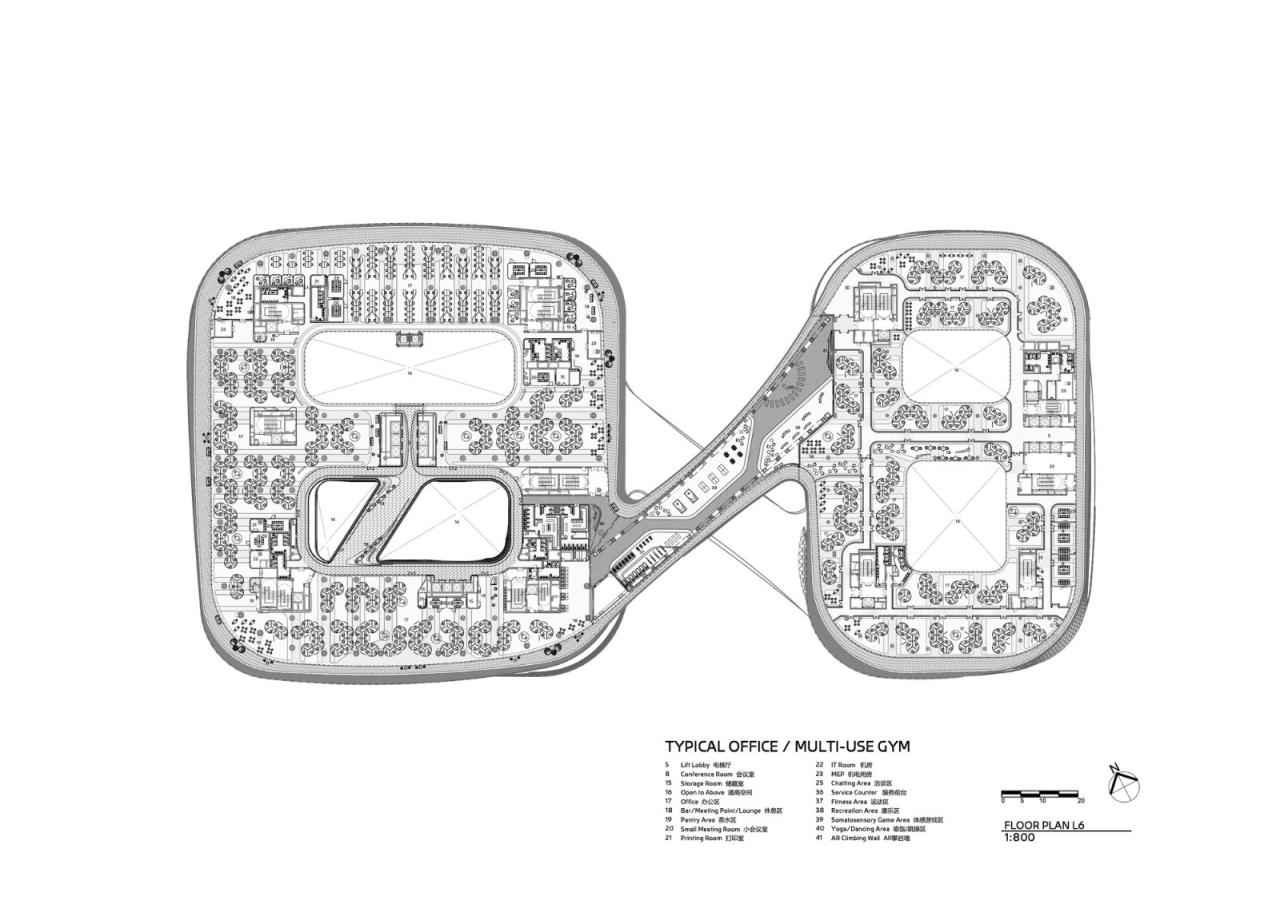 BIM建筑|无限极总部 / 扎哈哈迪德事务所