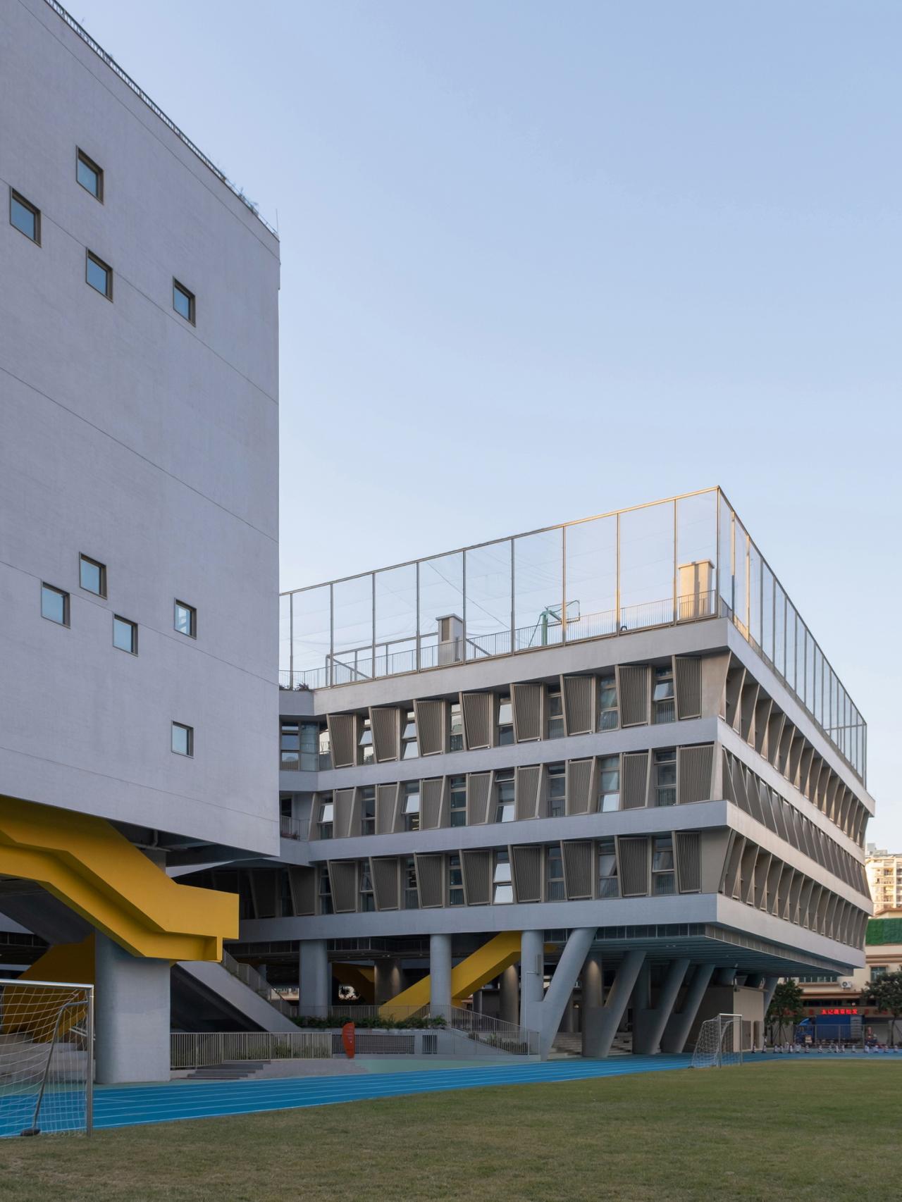 BIM建筑|深圳市宝安区上星学校 / 第伍建筑