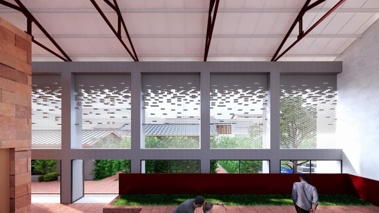 BIM建筑|扎根！生长！——邛崃市平乐古镇剧场改造 / 厚石设计