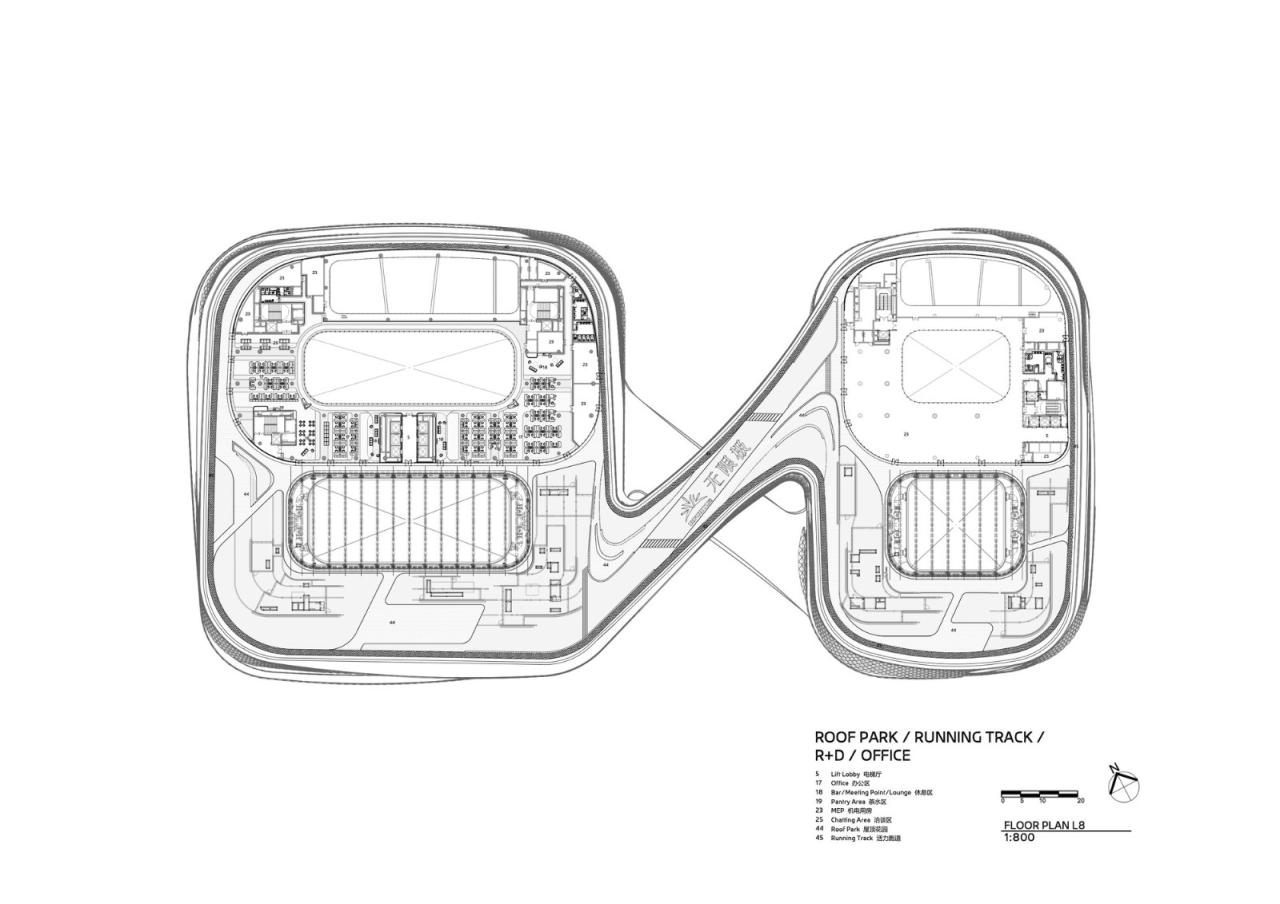 BIM建筑|无限极总部 / 扎哈哈迪德事务所