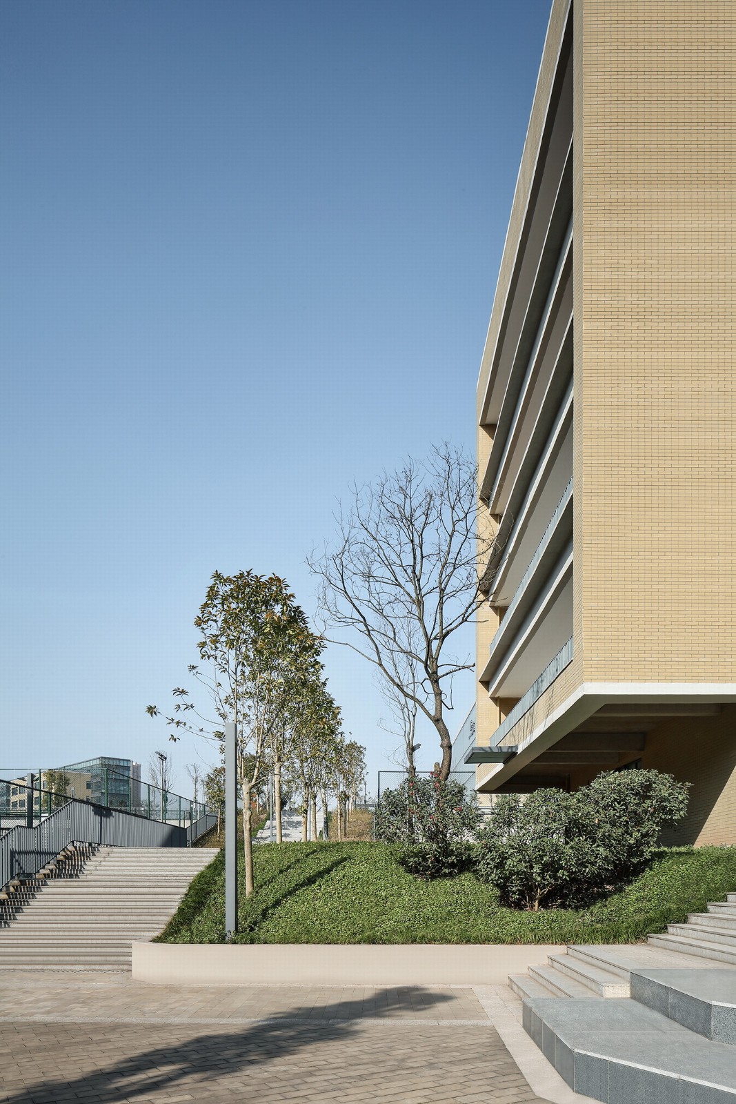 BIM建筑|西南大学附属中学两江校区：消失的高密度校园 / gad