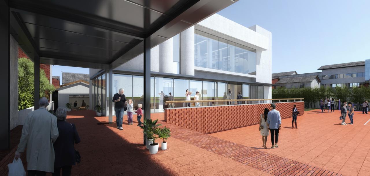 BIM建筑|扎根！生长！——邛崃市平乐古镇剧场改造 / 厚石设计