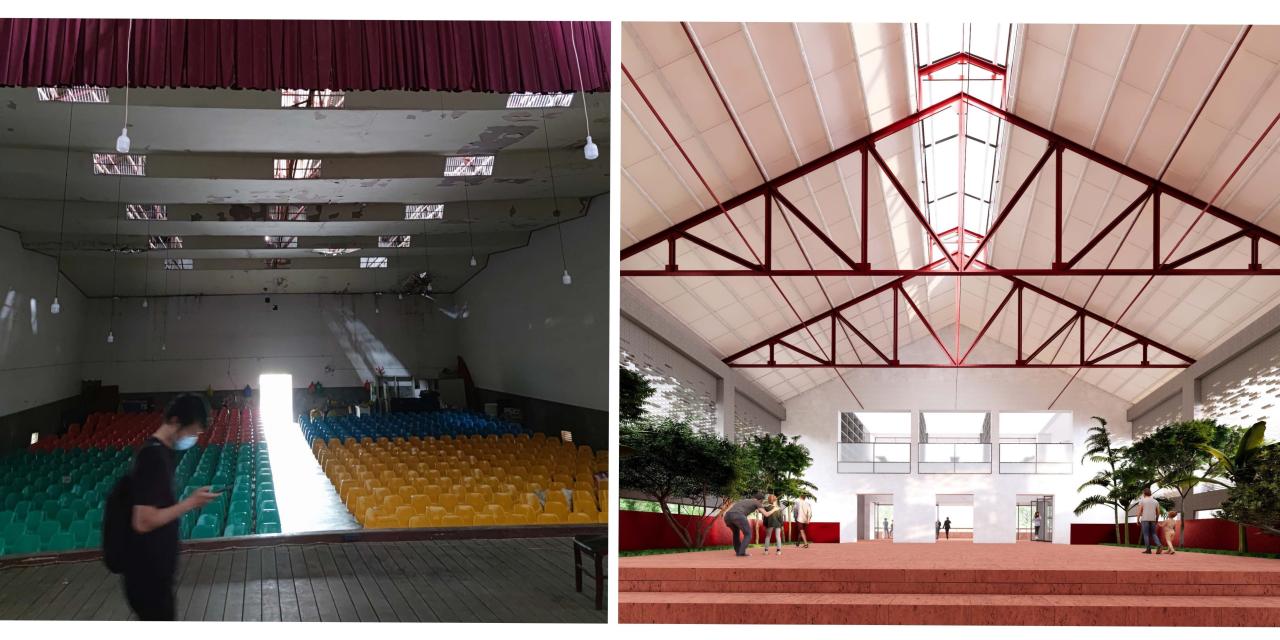 BIM建筑|扎根！生长！——邛崃市平乐古镇剧场改造 / 厚石设计