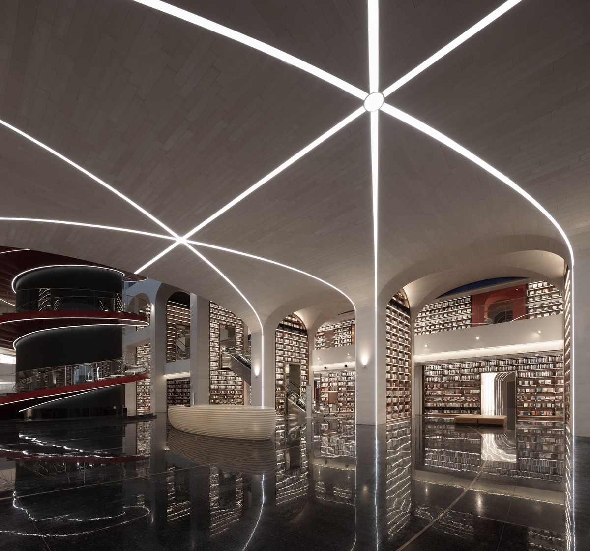 BIM建筑|东台图书馆综合体改造 / ORIA 和睿建筑