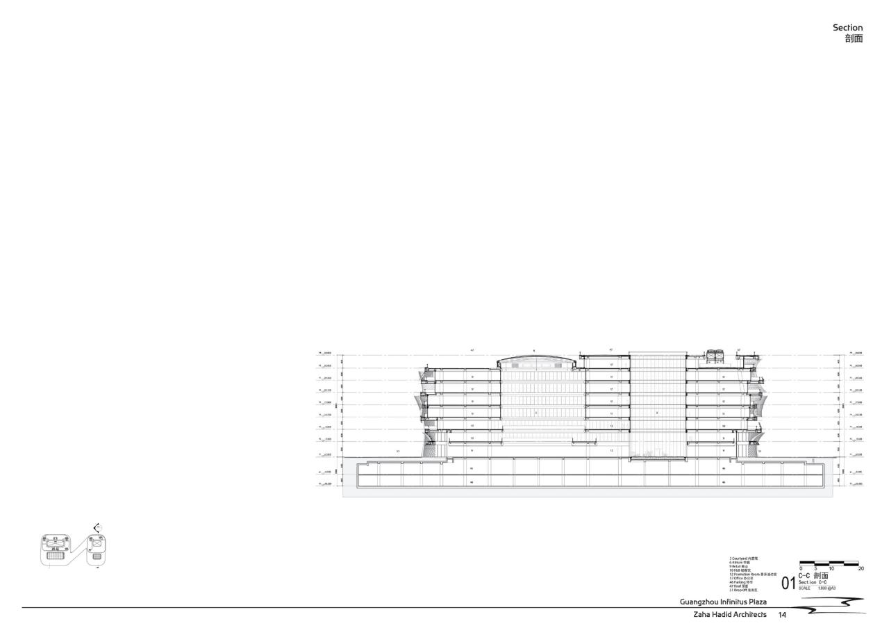 BIM建筑|无限极总部 / 扎哈哈迪德事务所