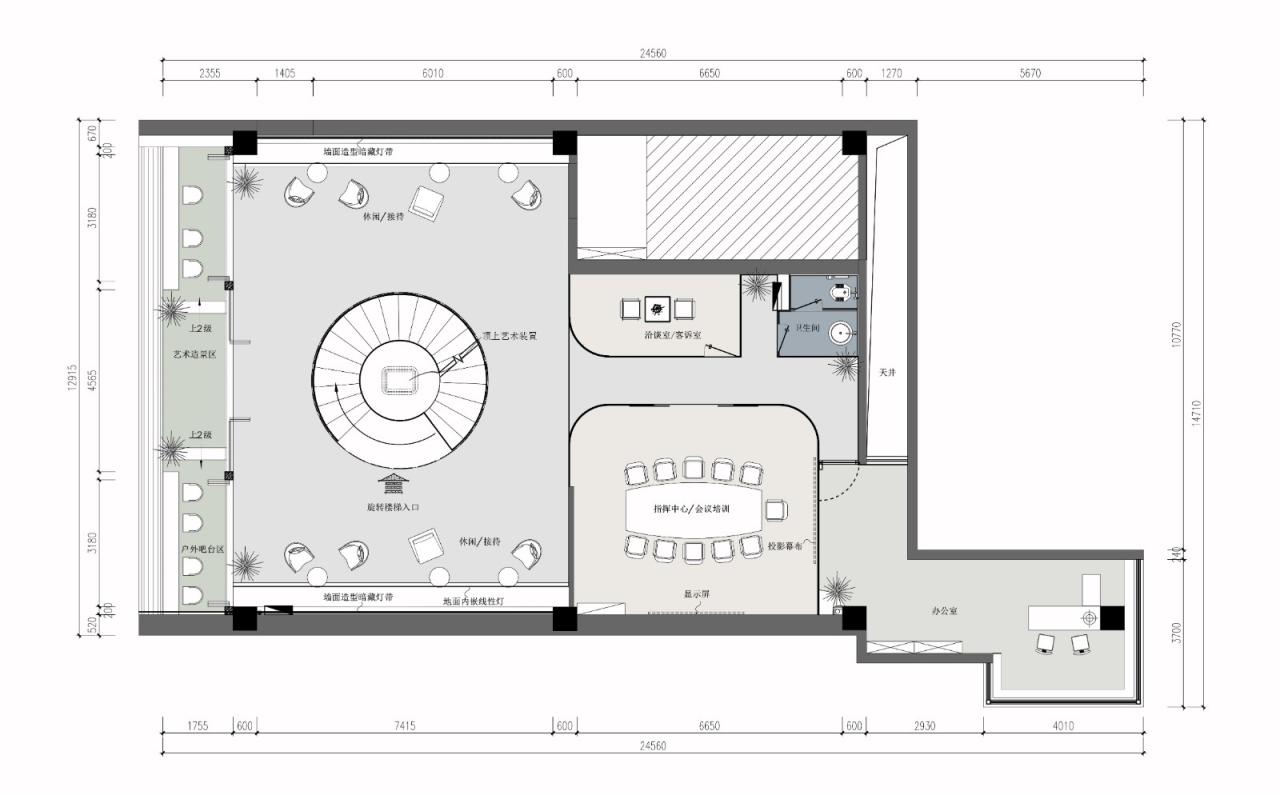 BIM建筑|时代共生：朱紫坊历史古厝中的“现代白” / 平衡空间设计