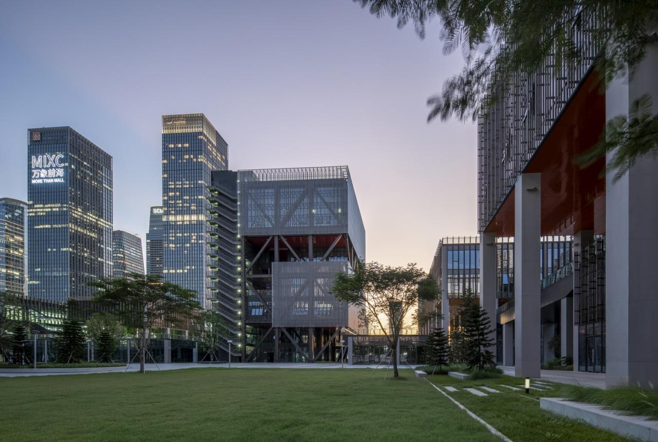 BIM建筑|深圳粤港澳青年创业区（一期） / RSH+P + 华艺设计