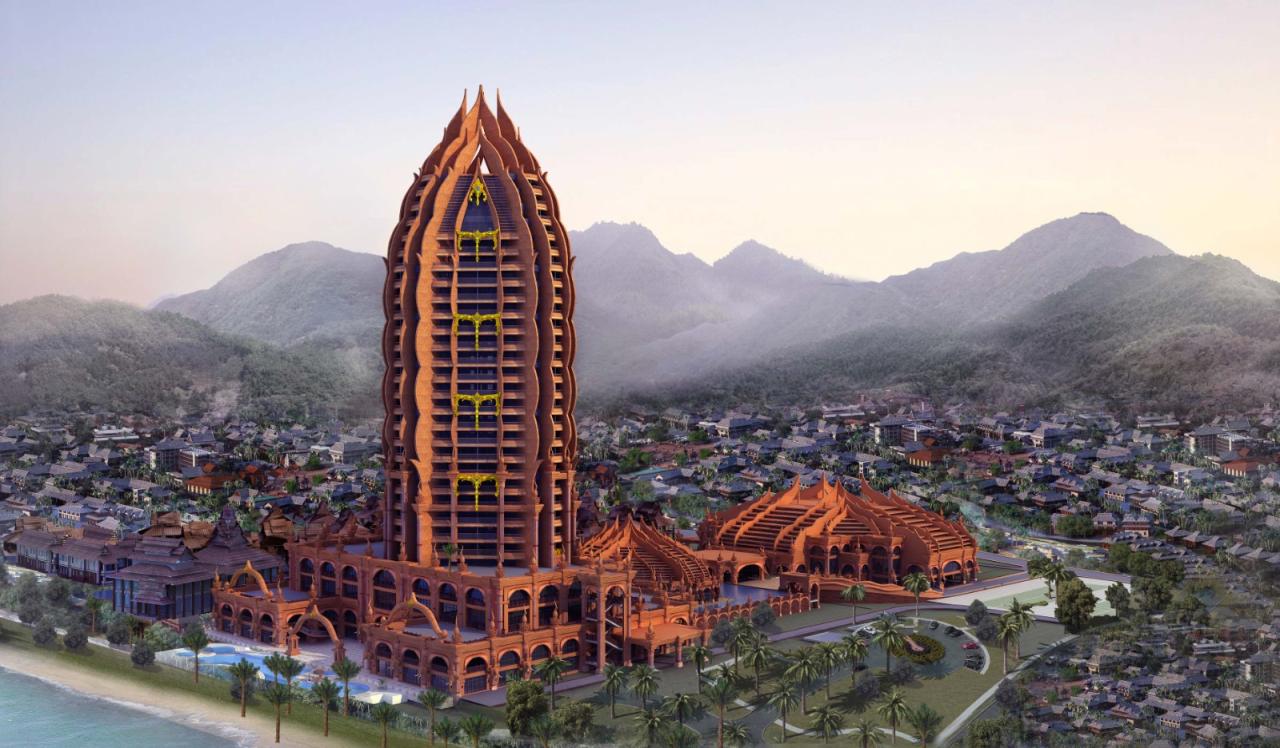 BIM建筑|雨林里的“繁花”：西双版纳景兰国际会议度假酒店 / 纲亚建筑+本土实践(广州）