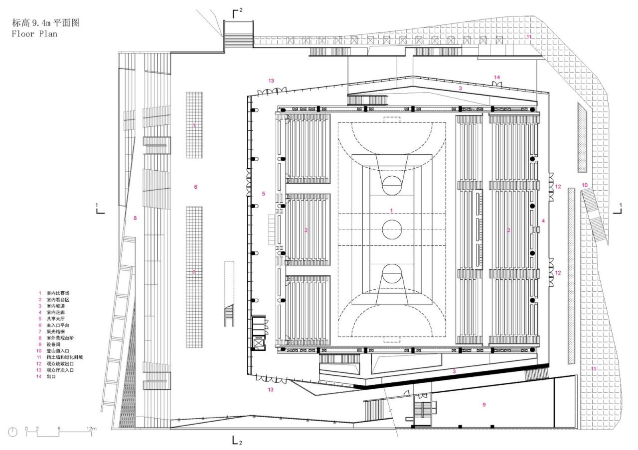 BIM建筑|南方科技大学体育馆 / URBANUS都市实践