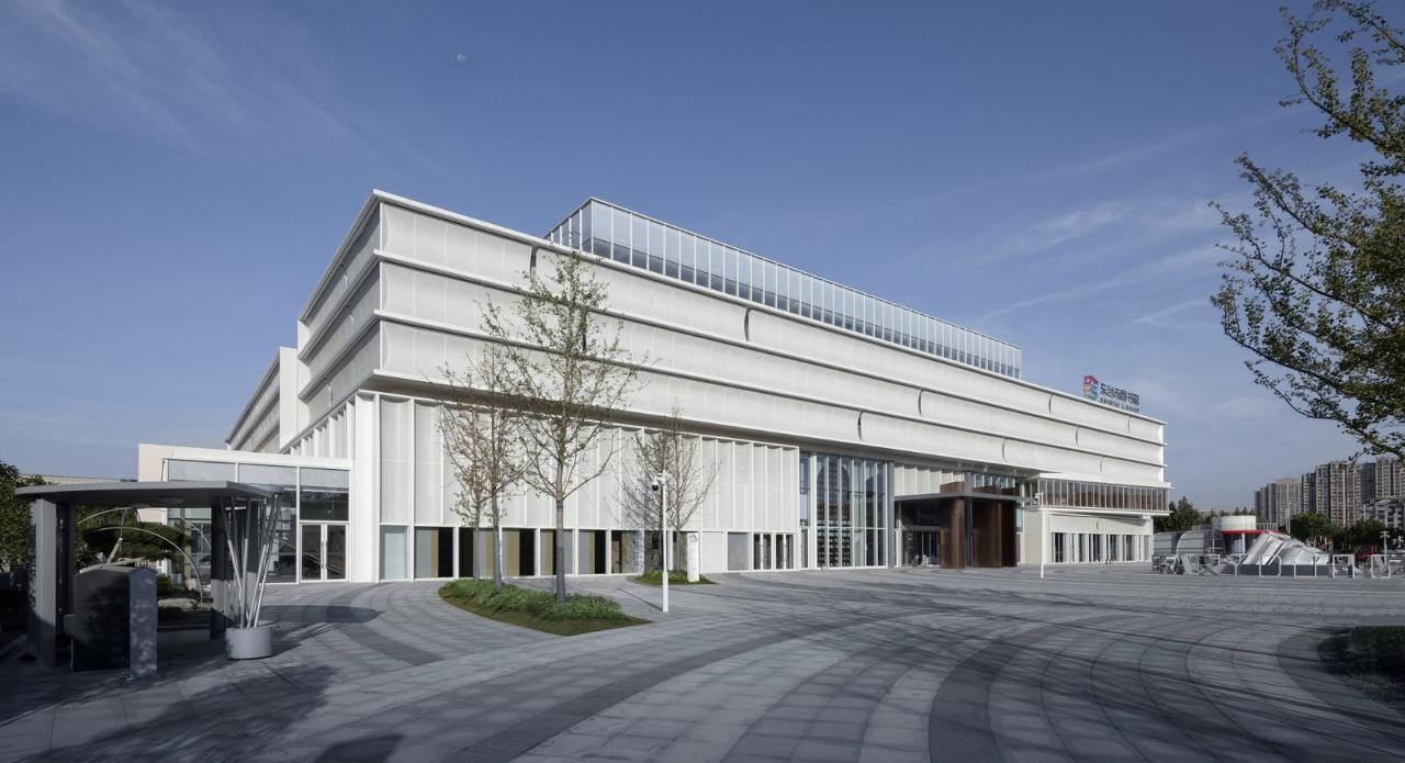 BIM建筑|东台图书馆综合体改造 / ORIA 和睿建筑