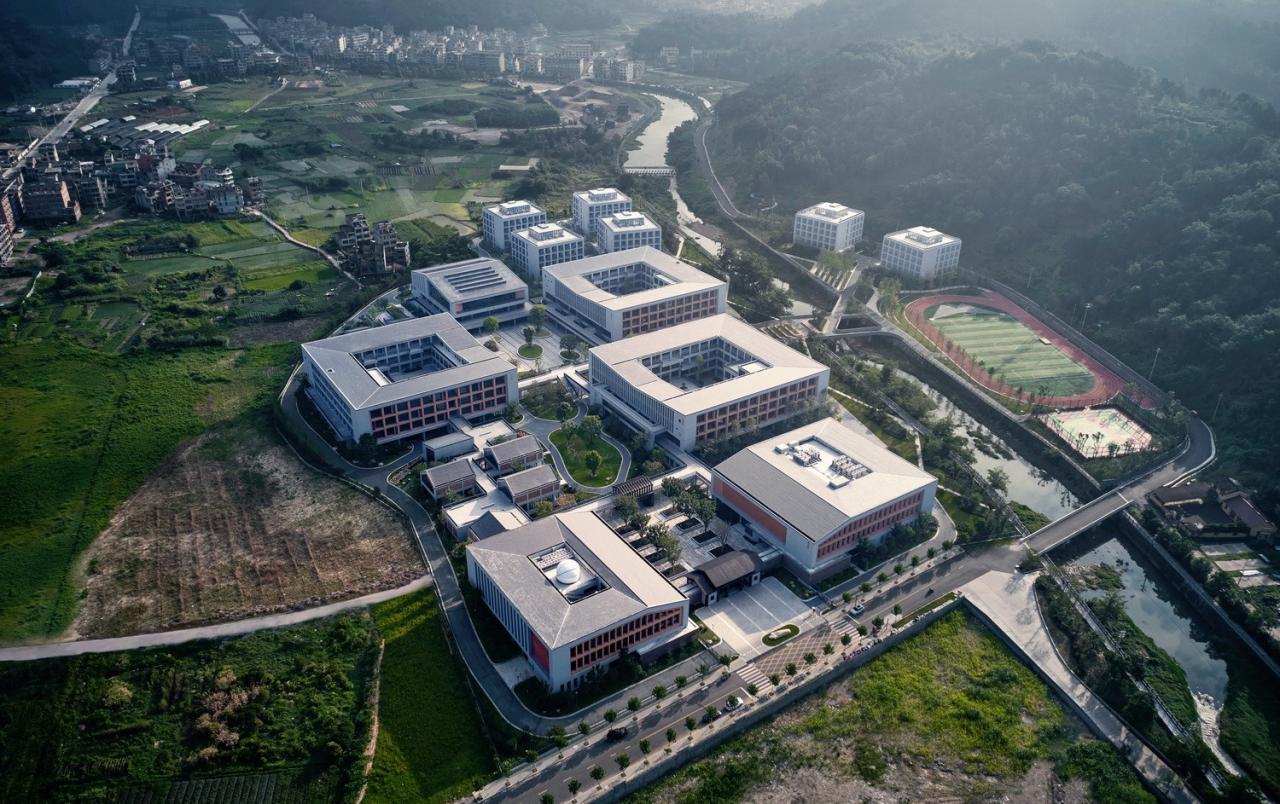 BIM建筑|树下问道，山间筑园 ——乐清市荆山公学 / 浙江大学建筑设计研究院有限公司