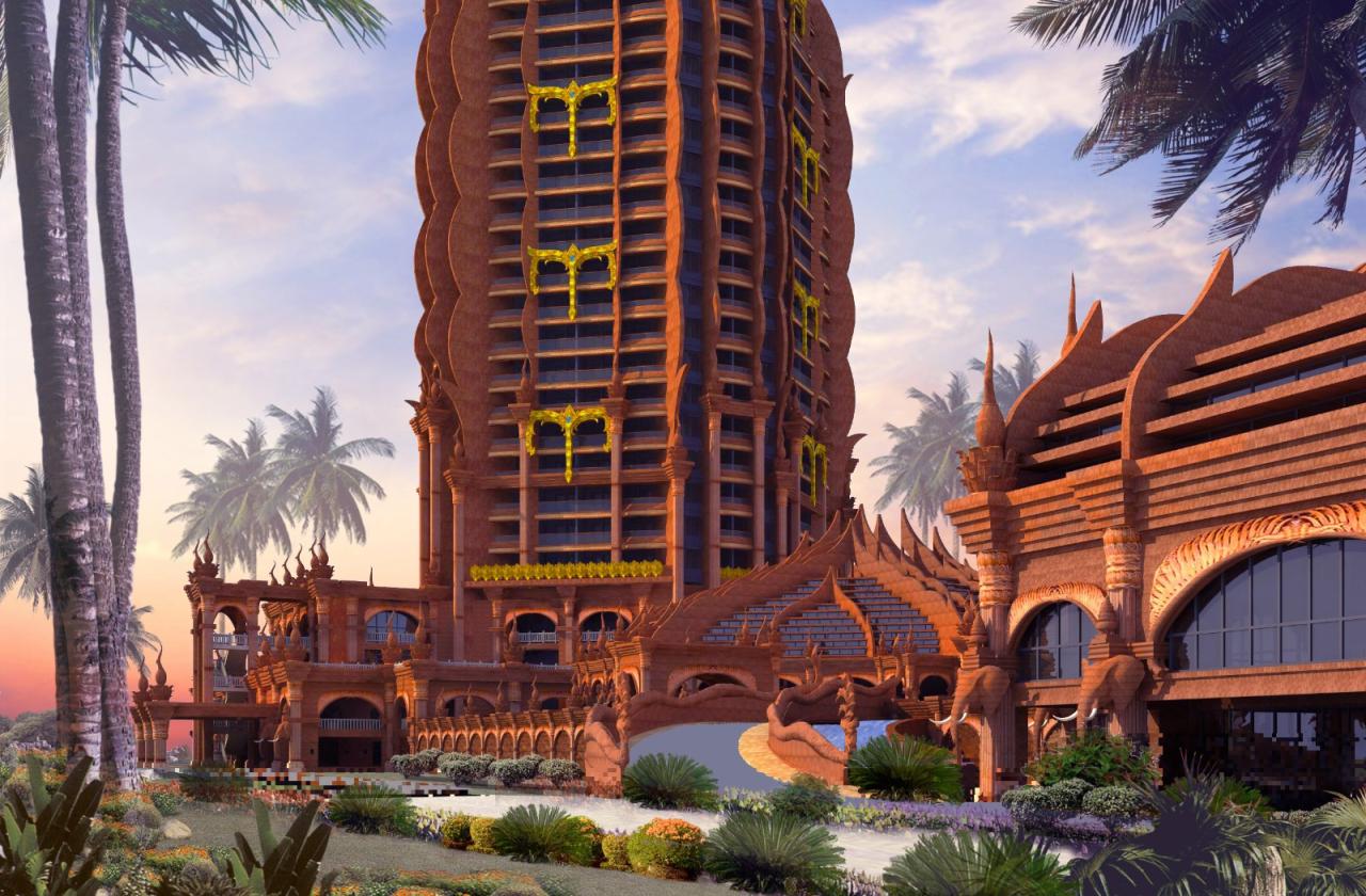 BIM建筑|雨林里的“繁花”：西双版纳景兰国际会议度假酒店 / 纲亚建筑+本土实践(广州）