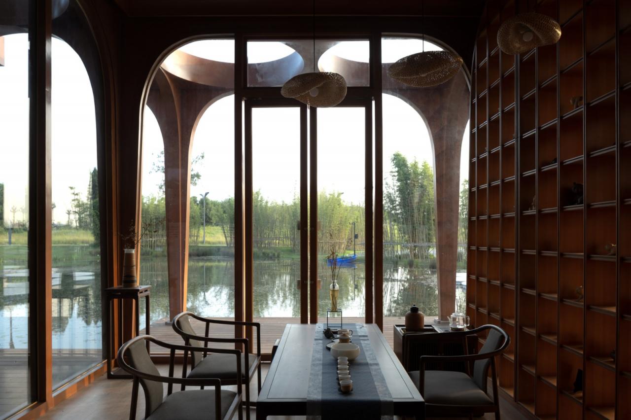 BIM建筑|中意文化艺术交流中心之中华馆 / aoe事建组