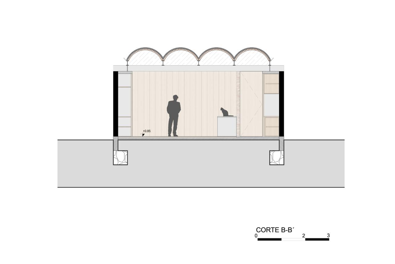 BIM建筑|手工压制砖与木材构筑而成的自宅 / Equipo de Arquitectura