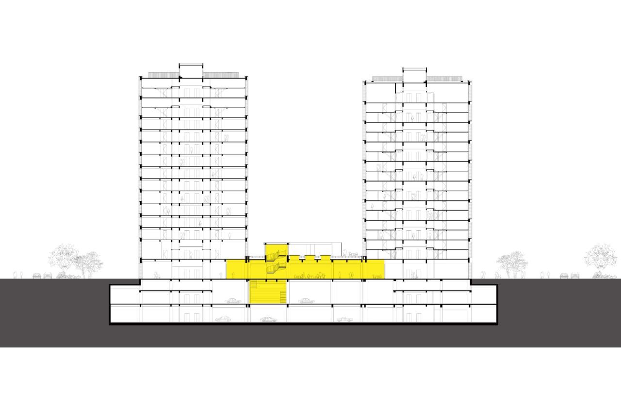 BIM建筑|南京银城KinmaQ+社区 / 优意建筑设计