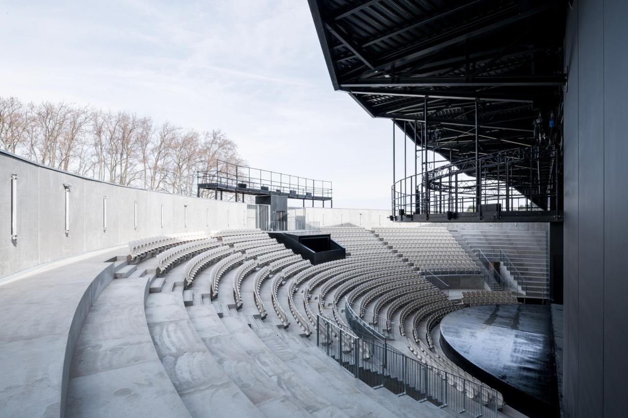 BIM建筑|马戏团式建筑，Domaine de Bayssan 剧院 / K architectures