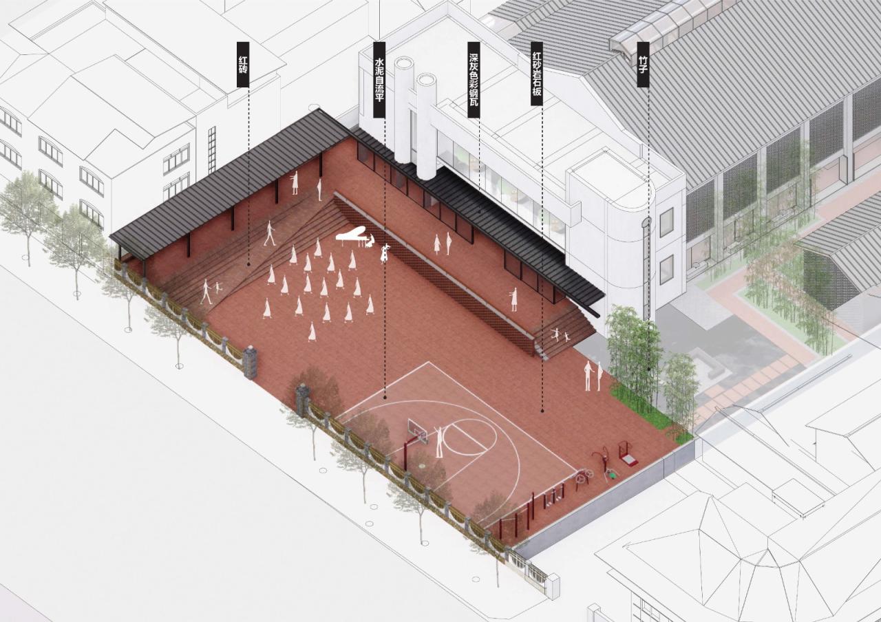 BIM建筑|扎根！生长！——邛崃市平乐古镇剧场改造 / 厚石设计