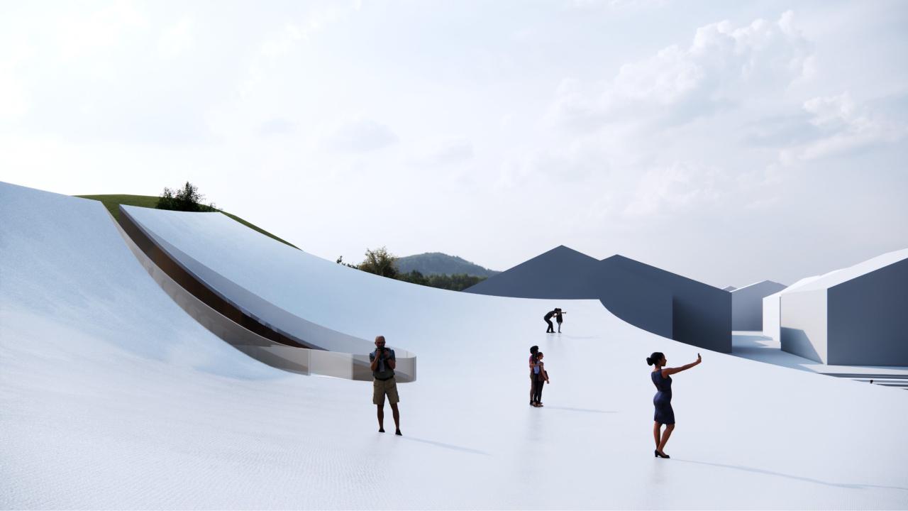 BIM建筑|藏马山飞毯 ：亲子活动中心 / 栖城设计