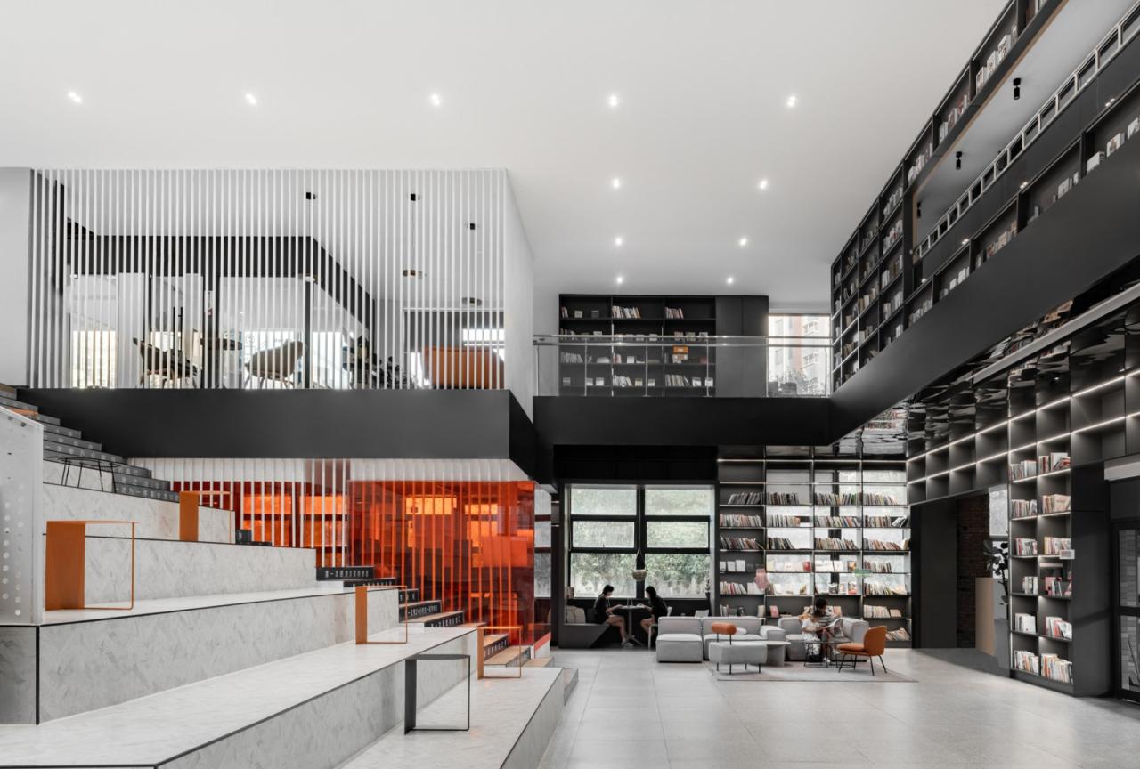 BIM建筑|“盒子的情绪“-纹理学院校史馆空间改造 / 行维新筑