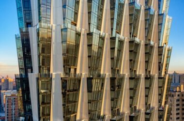 BIM建筑|甘工作室设计有角立面的摩天楼-BIM建筑网