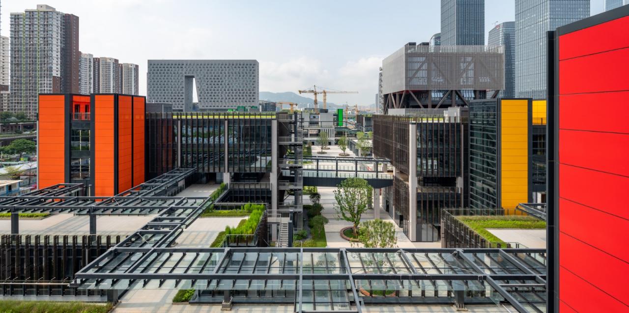 BIM建筑|深圳粤港澳青年创业区（一期） / RSH+P + 华艺设计
